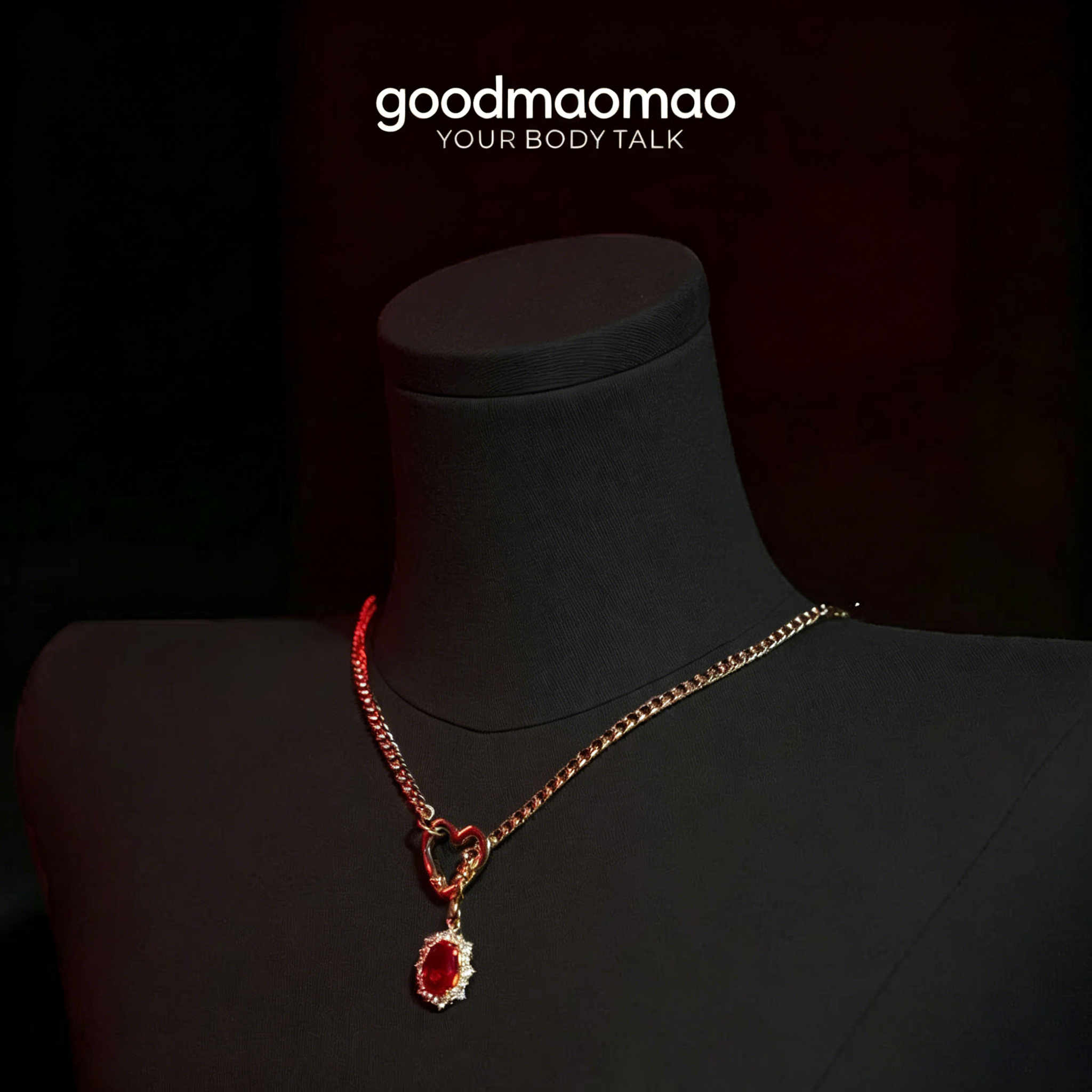 golden silence | layered titanium steel y necklace golden silence | layered titanium steel y necklace